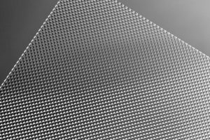 Microprismatic sheet TPA fire-rated for UGR19 low-glare LED lighting