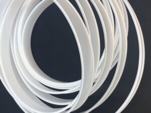 Rollable PMMA profile for adjustable acrylic LED lighting optics