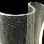 Bended Laser Dotting Mitsubishi PMMA Acrylic Light Guide Plate