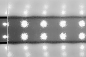 Plexi94 silk acrylic diffuser sheet with LED backlight, 94% light transmission, silk/gloss surface finish