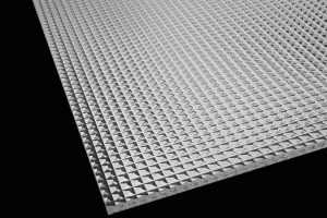 Convex micro-pyramid prismatic sheet PMMA PS with 94 percent light transmission
