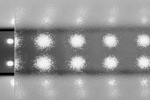 Poly90 glossy polycarbonate diffuser sheet illuminated with LED backlight