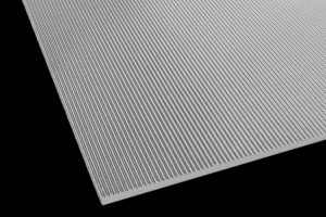 S-linear prismatic Polystyrene sheet with linear prism and 94% light transmission