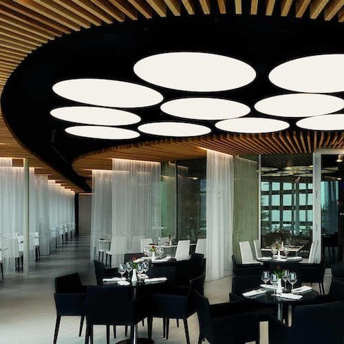 PMMA opal diffuser for uniform LED lighting and glare reduction