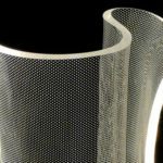 Bended Laser Dotting Mitsubishi PMMA Acrylic Light Guide Plate