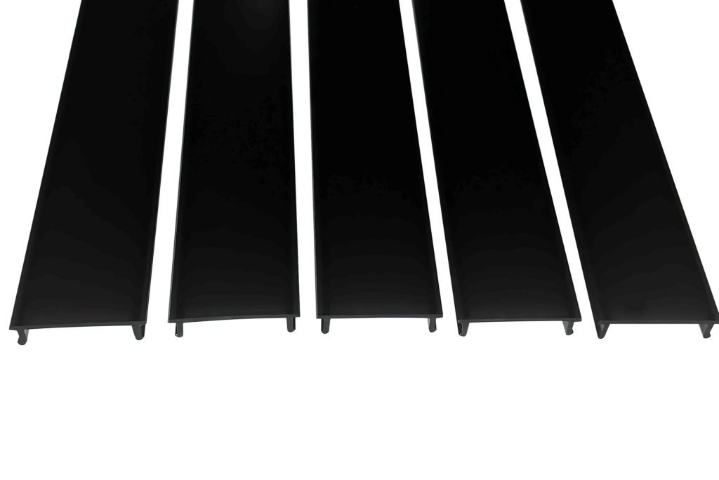 Black Diffuser for Linear Lighting