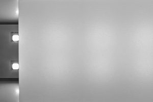 Opto80 PC-200 diffuser film illuminated with LED backlight showing 80% light transmission