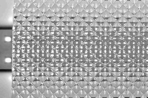 Plexi Prism508 prismatic PMMA sheet with 94% transmission illuminated by LED backlight