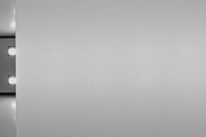 S92 matte polystyrene diffuser sheet illuminated with LED showing 92 percent light transmission