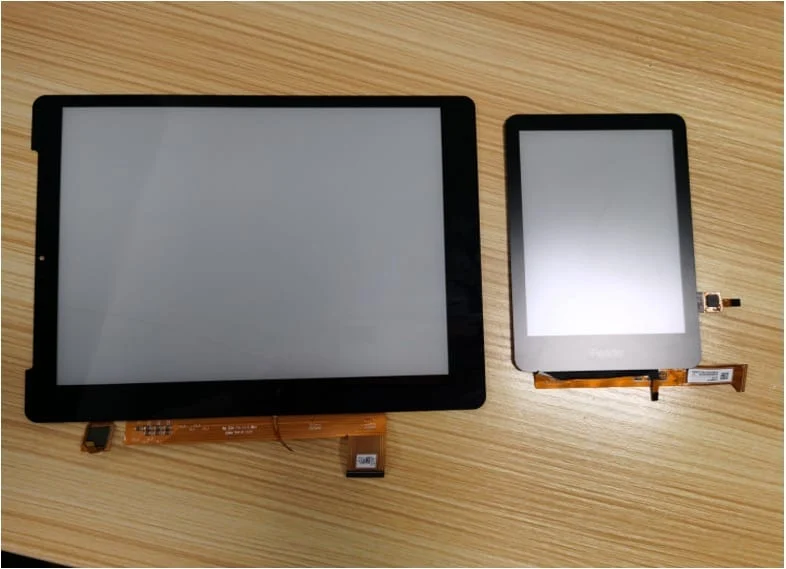 Front light guide plate (front LGP) providing illumination on an E-Ink display — Hexatron Technologies